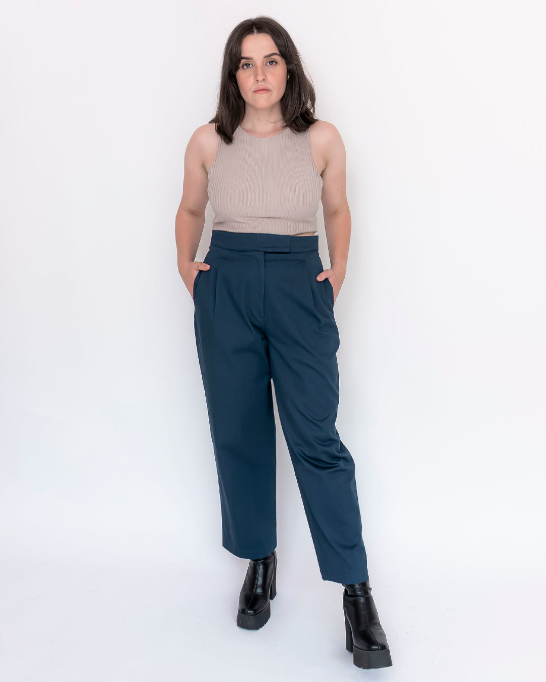 pantalón luz marino