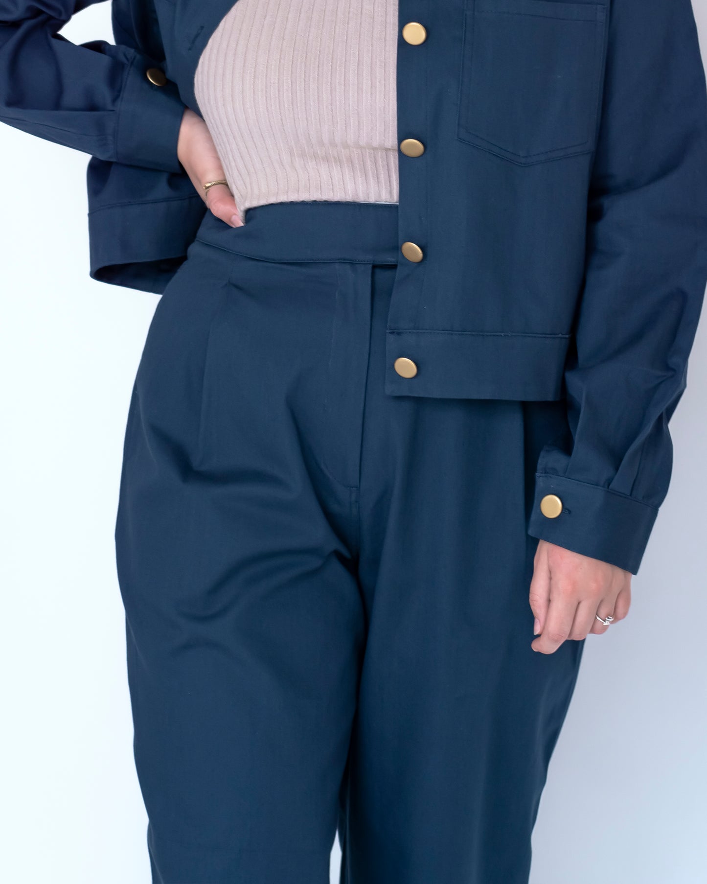 pantalón luz marino
