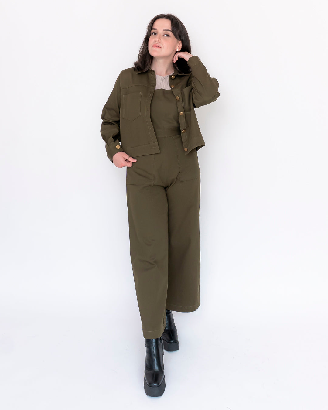 chaqueta republic caqui