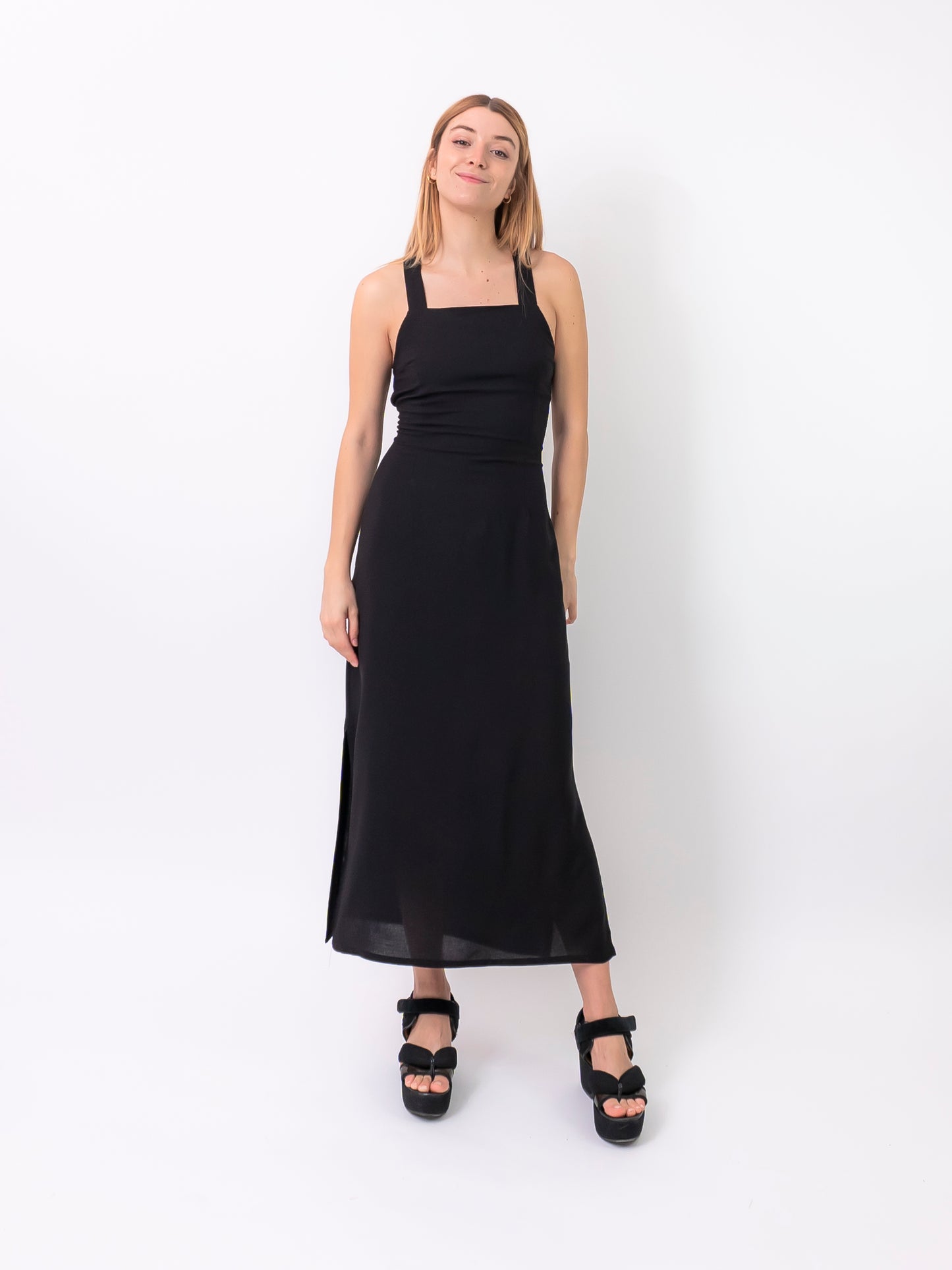 vestido magari negro