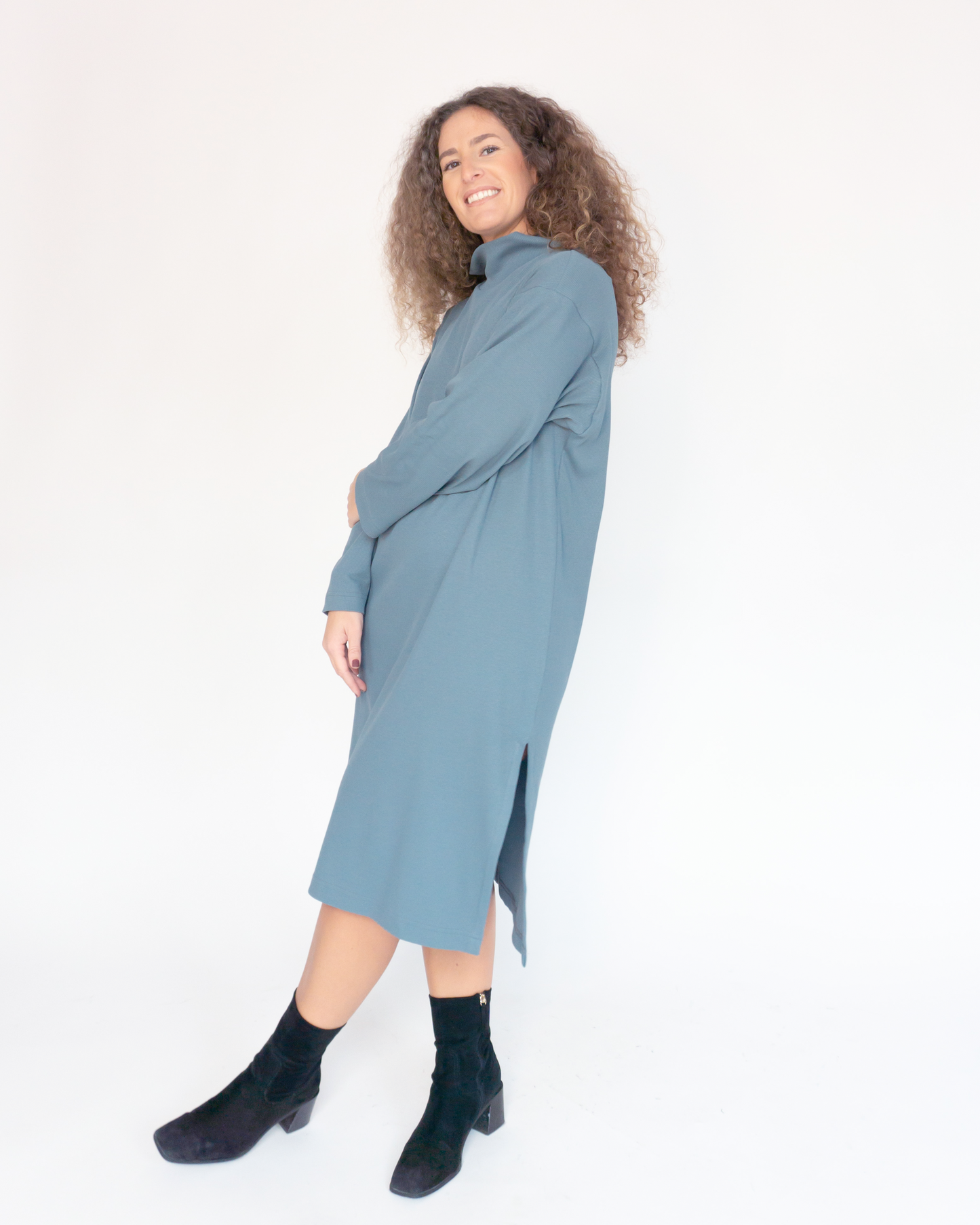vestido dafne azul roca