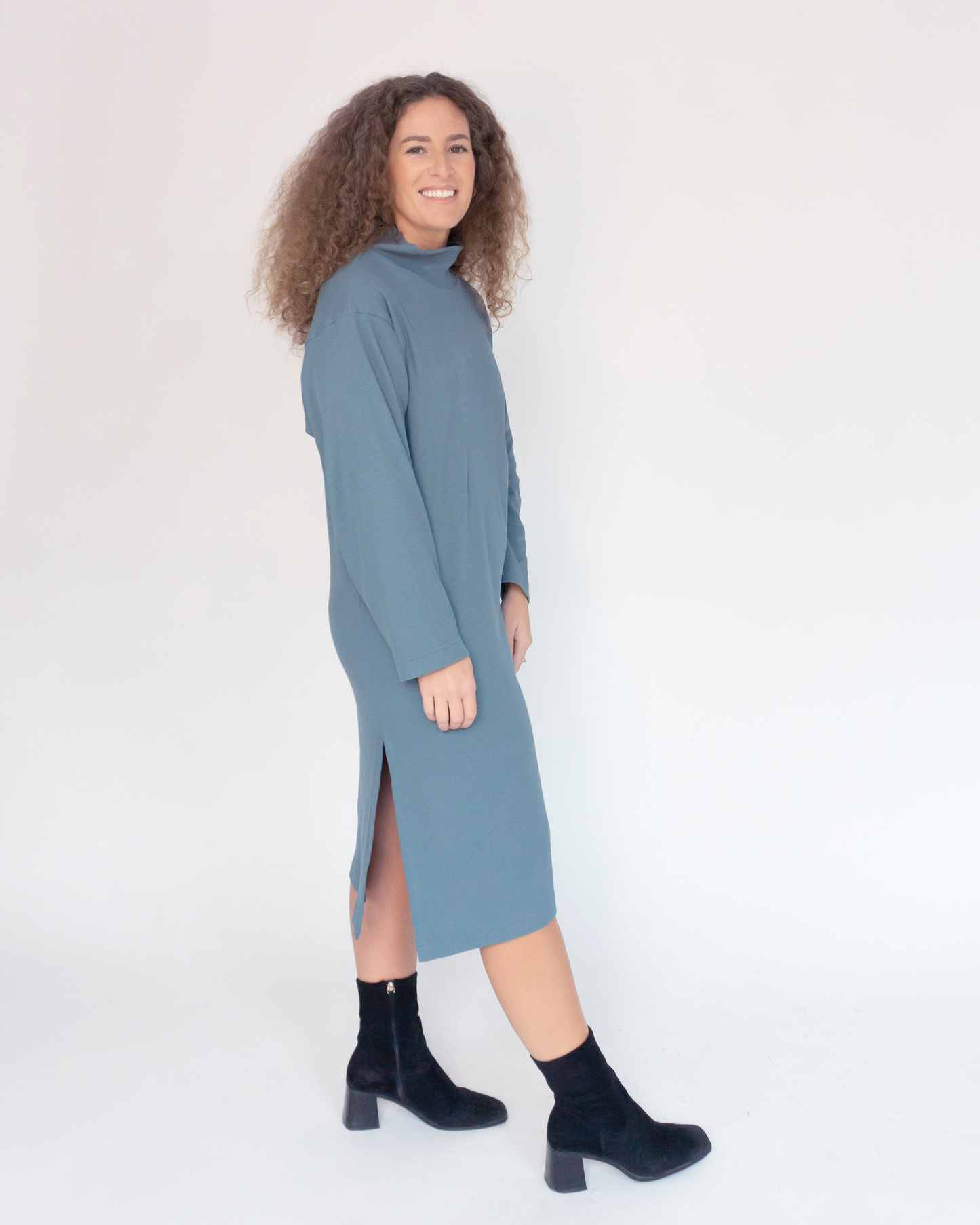 vestido dafne azul roca