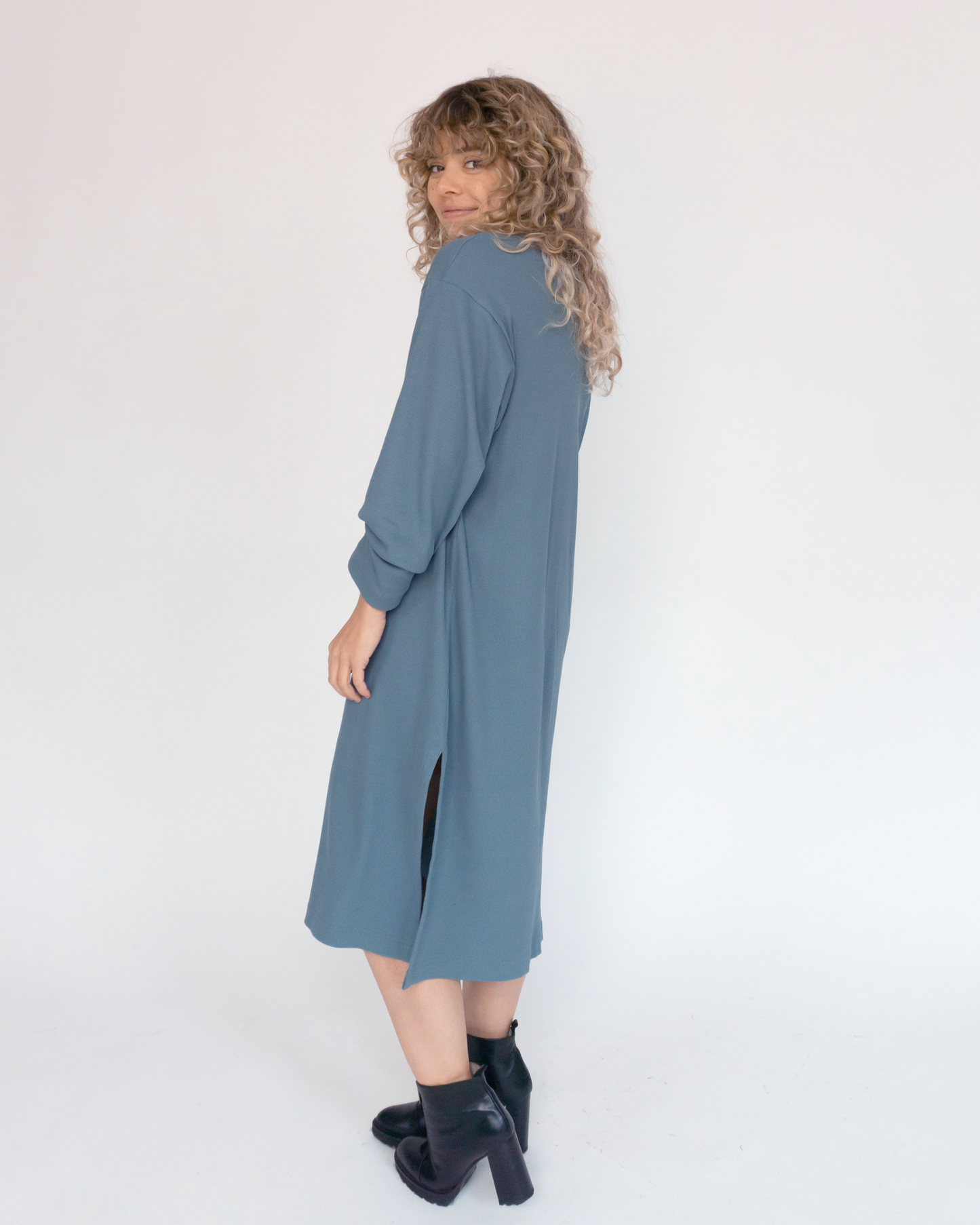 vestido dafne azul roca