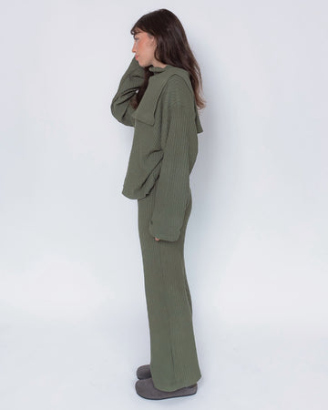 jersey ágata + pantalón flora - caqui