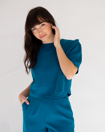 blusa lyra océano