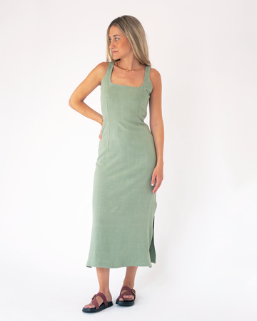 vestido olivia verde
