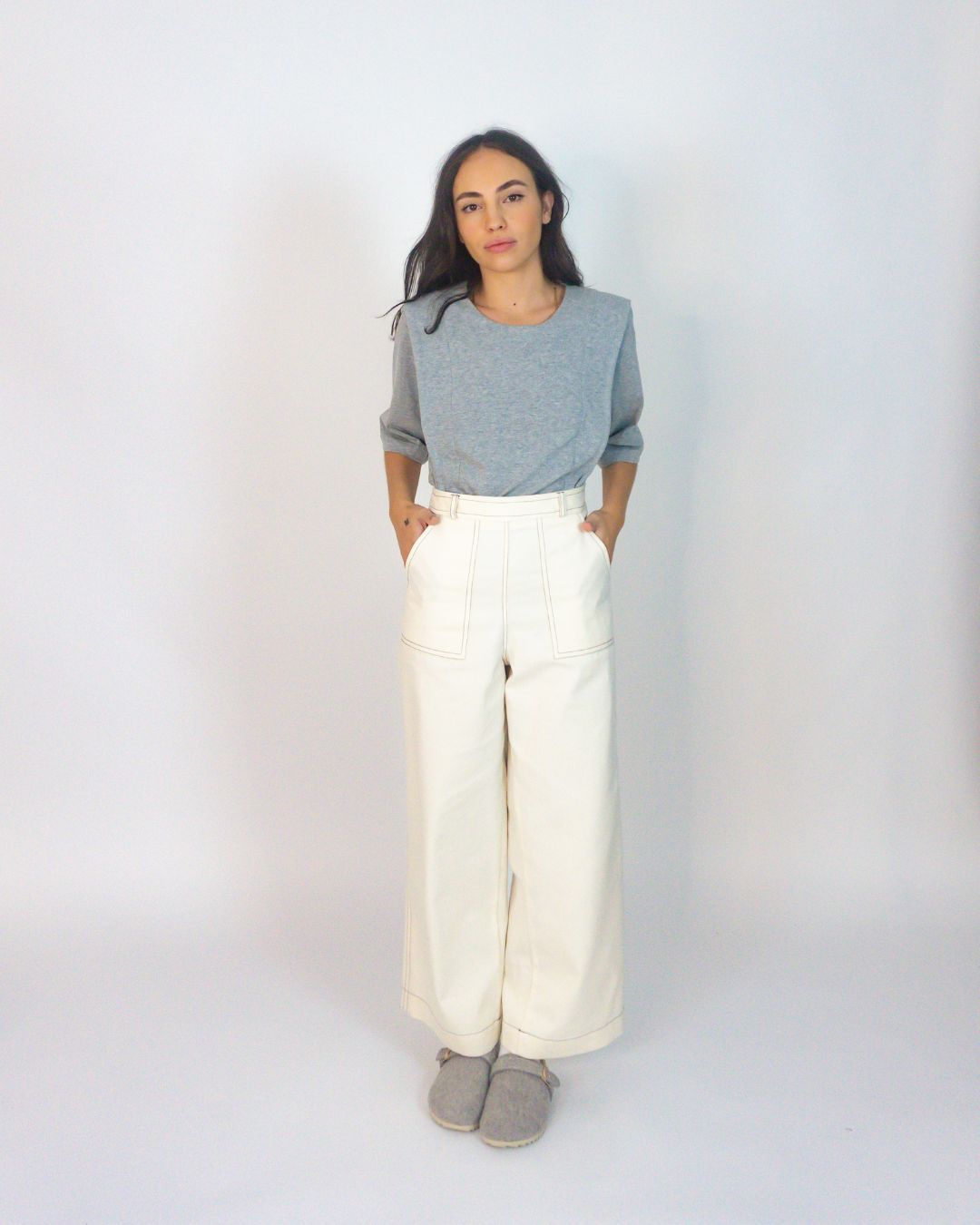 camiseta eda gris