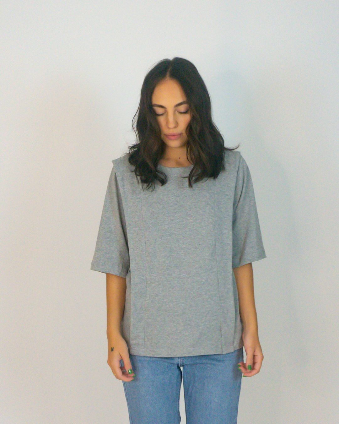 camiseta eda gris
