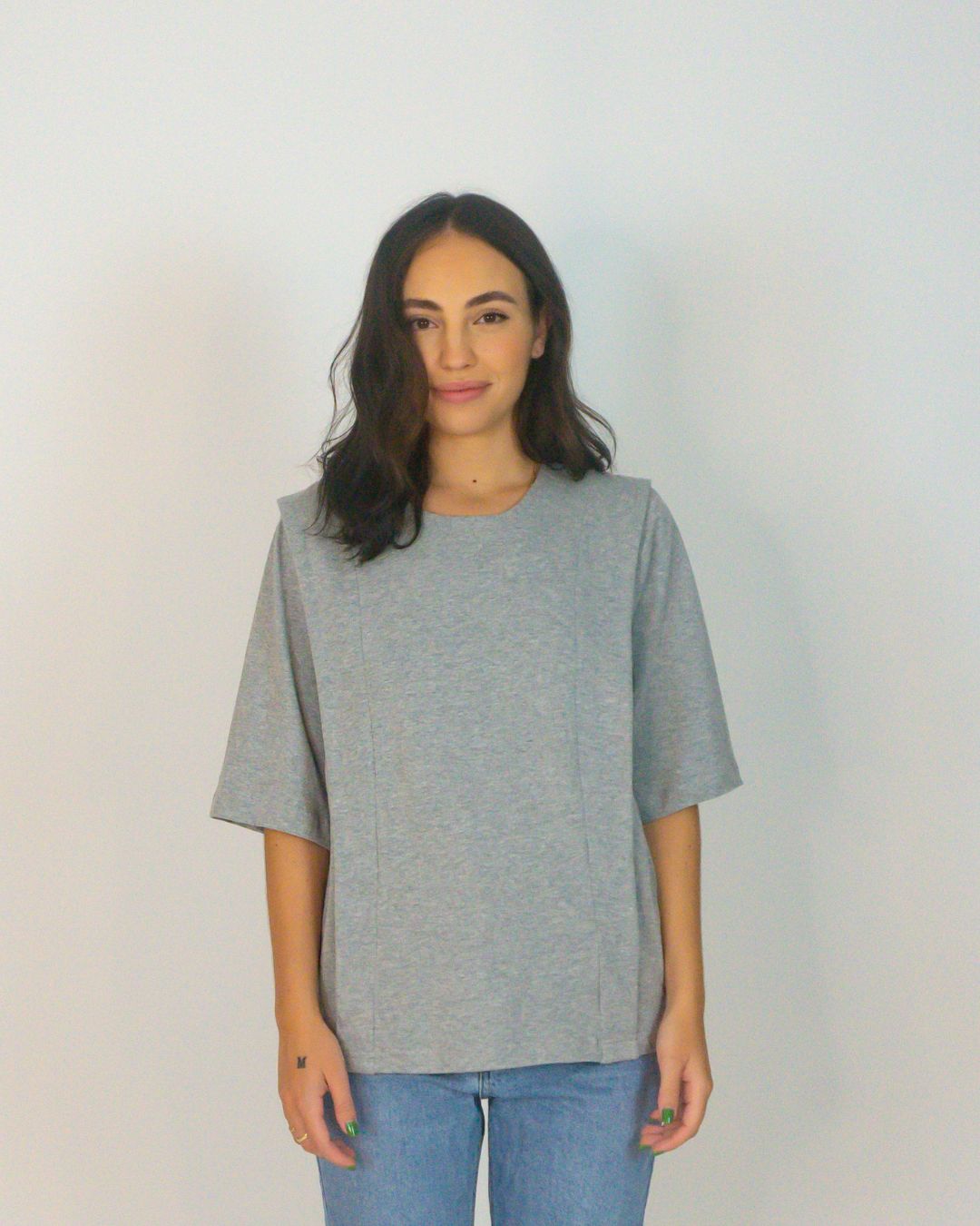 camiseta eda gris