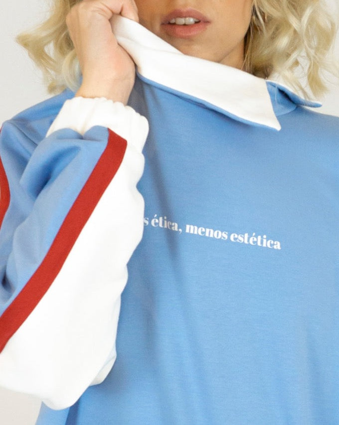 sudadera ética cielo