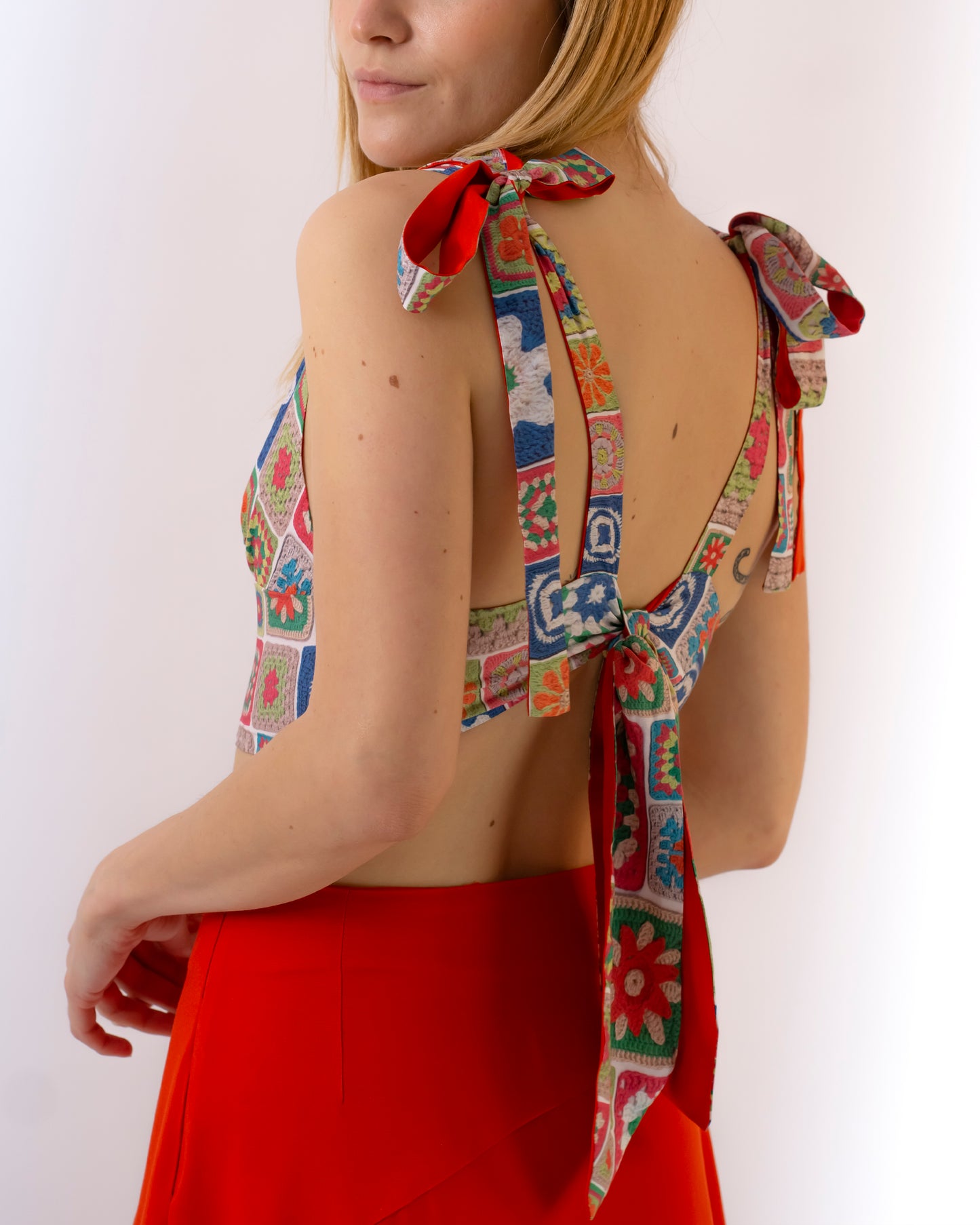 top lidón crochet/amapola