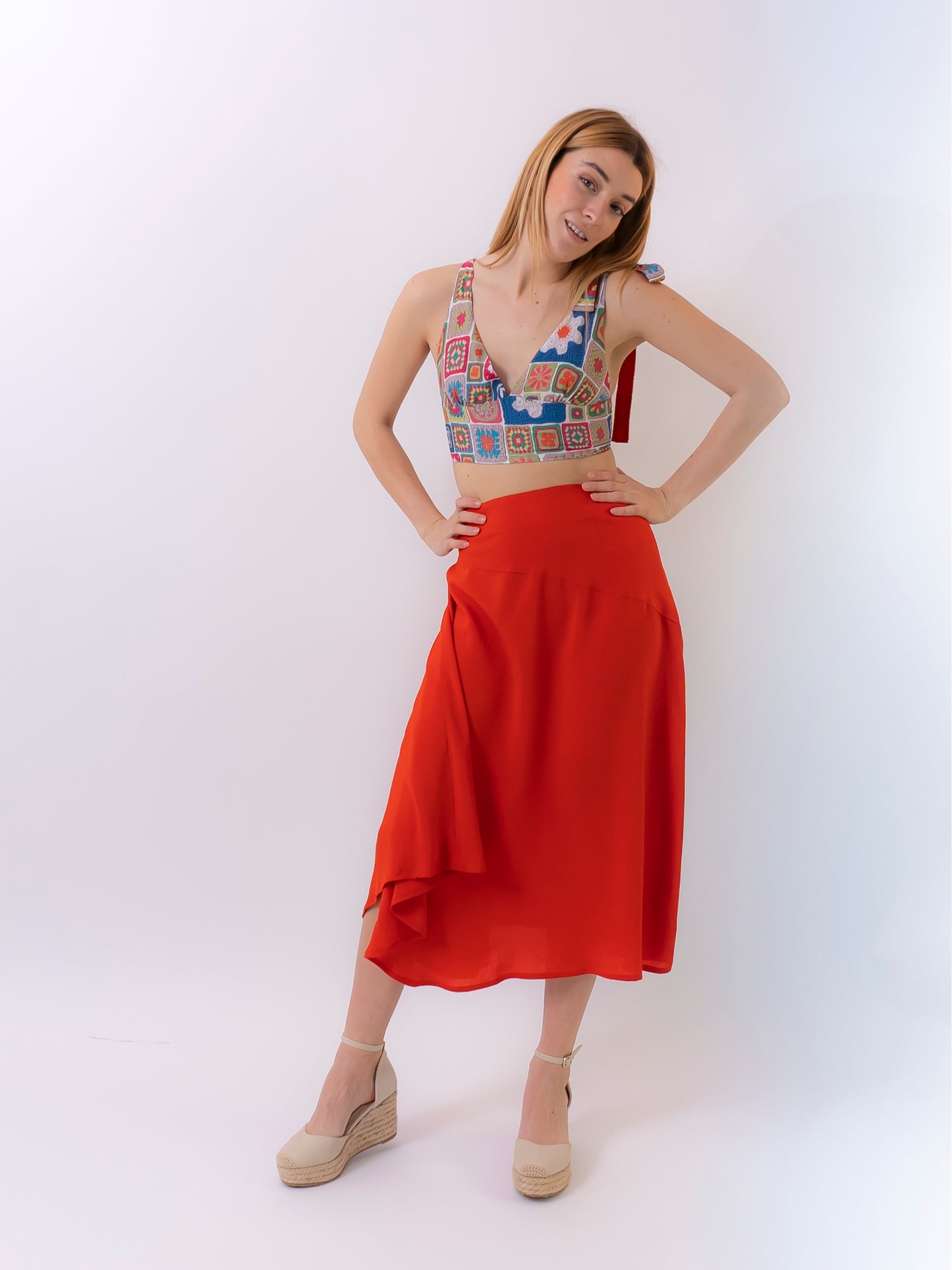 top lidón crochet/amapola