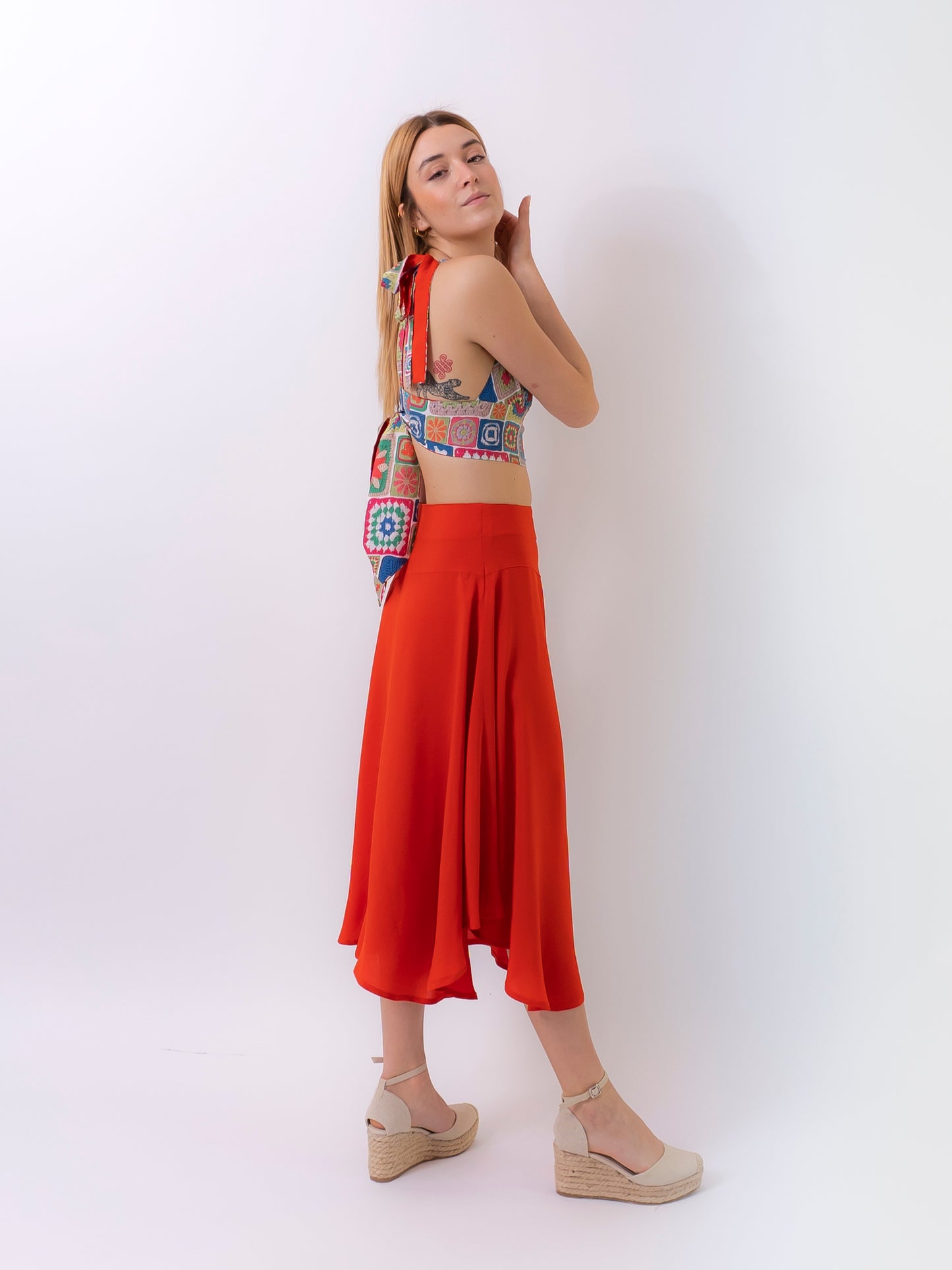 top lidón crochet/amapola