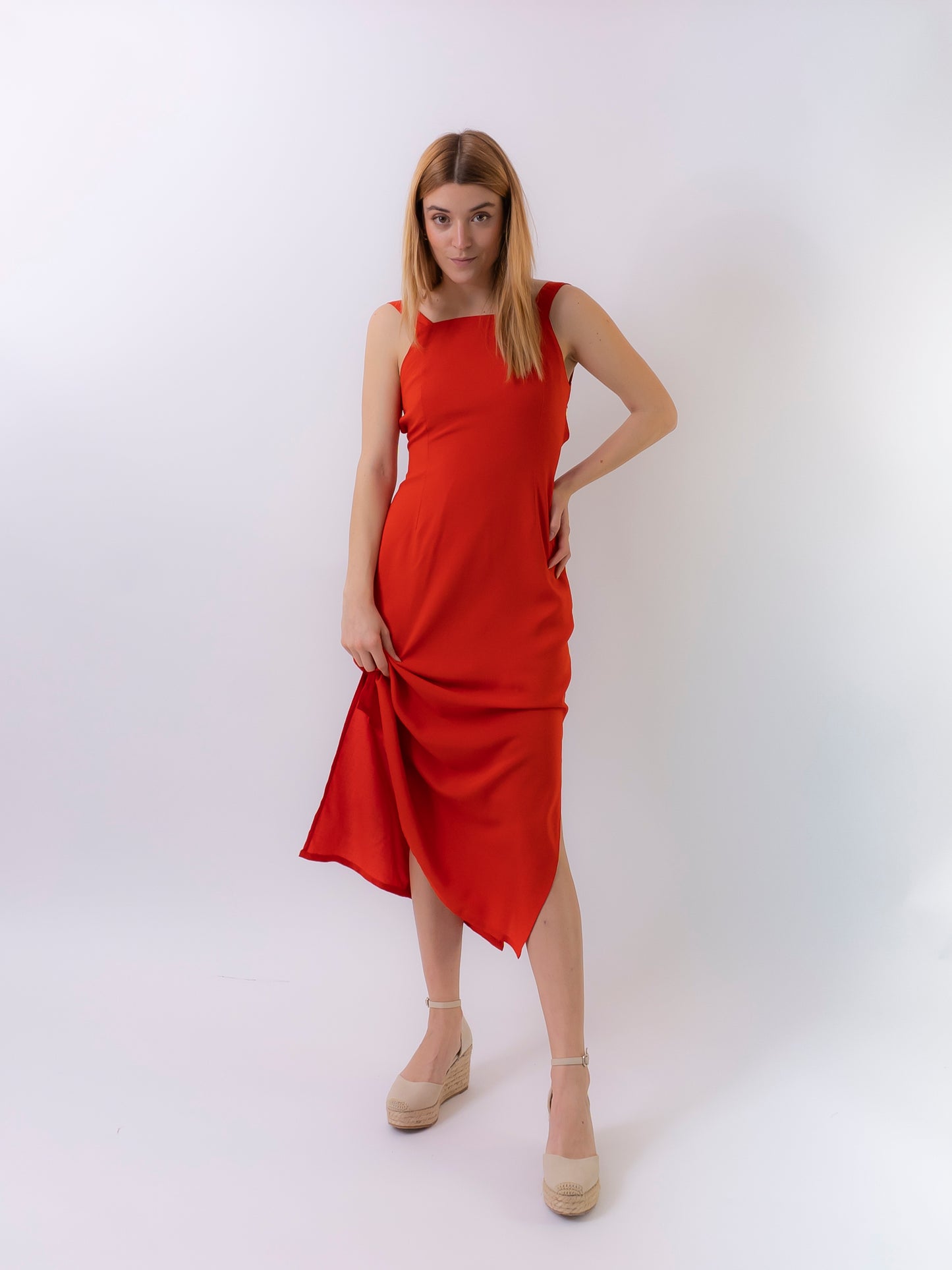 vestido magari amapola