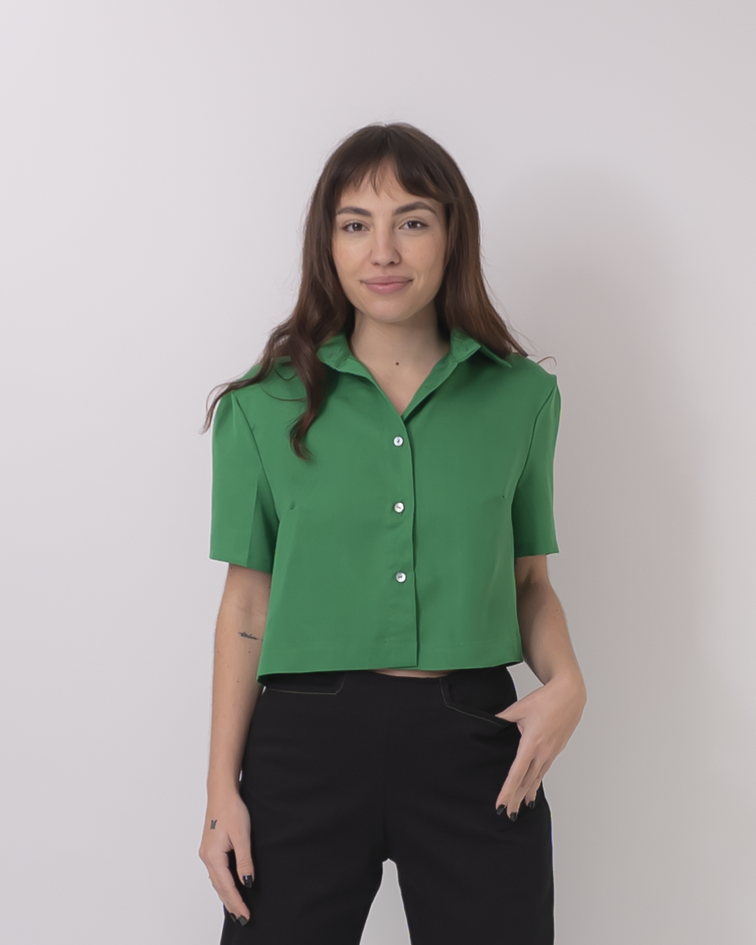 camisa nicole verde