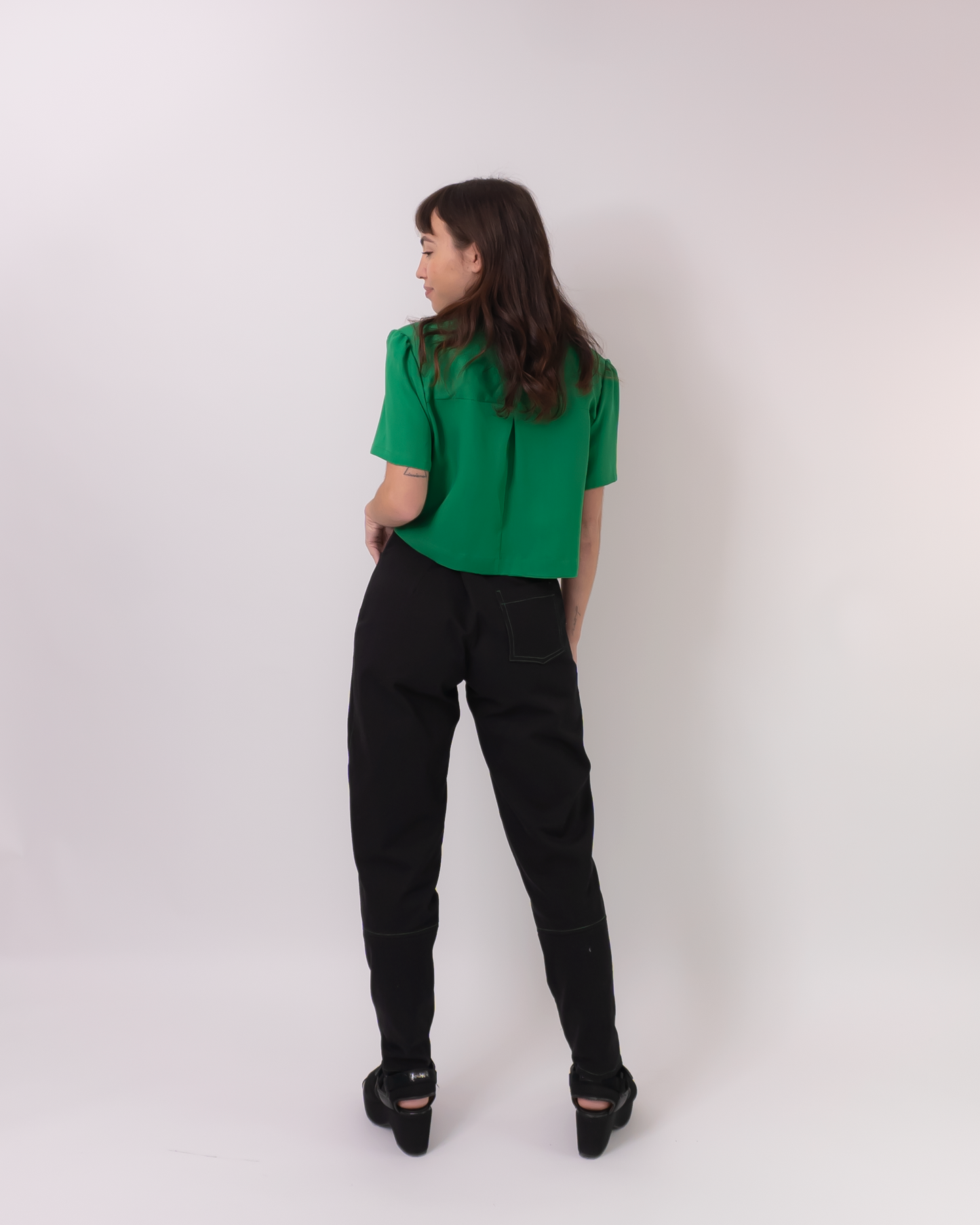 camisa nicole verde
