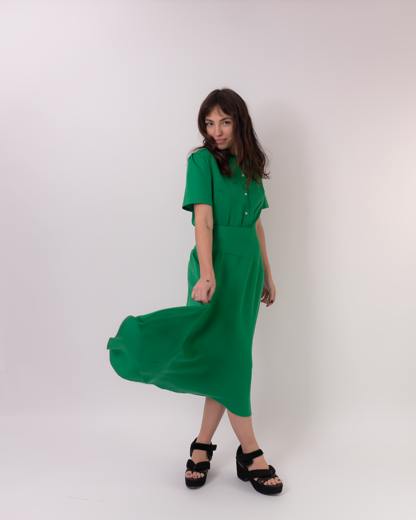 camisa nicole verde