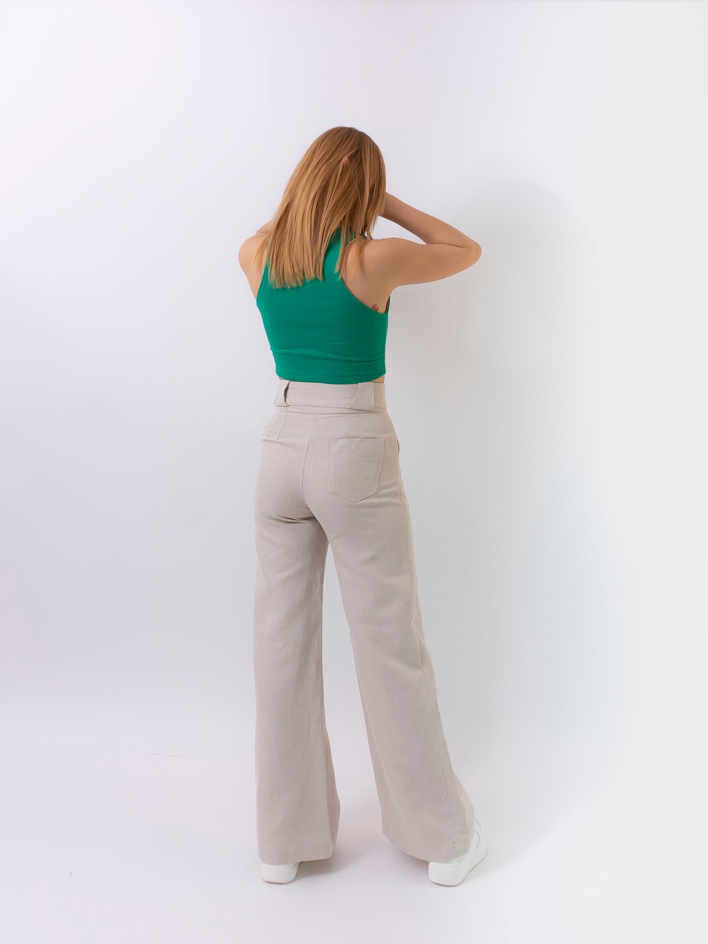 pantalón noga beige
