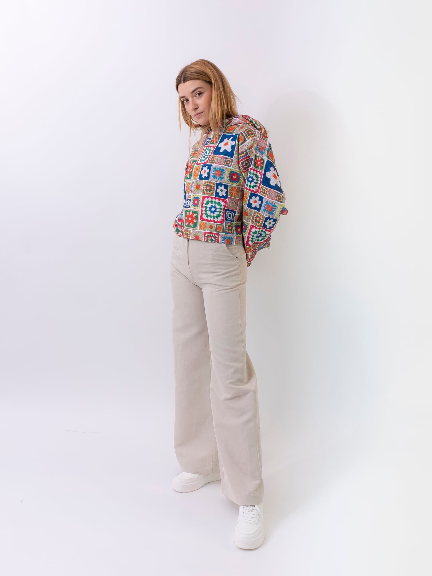 pantalón noga beige