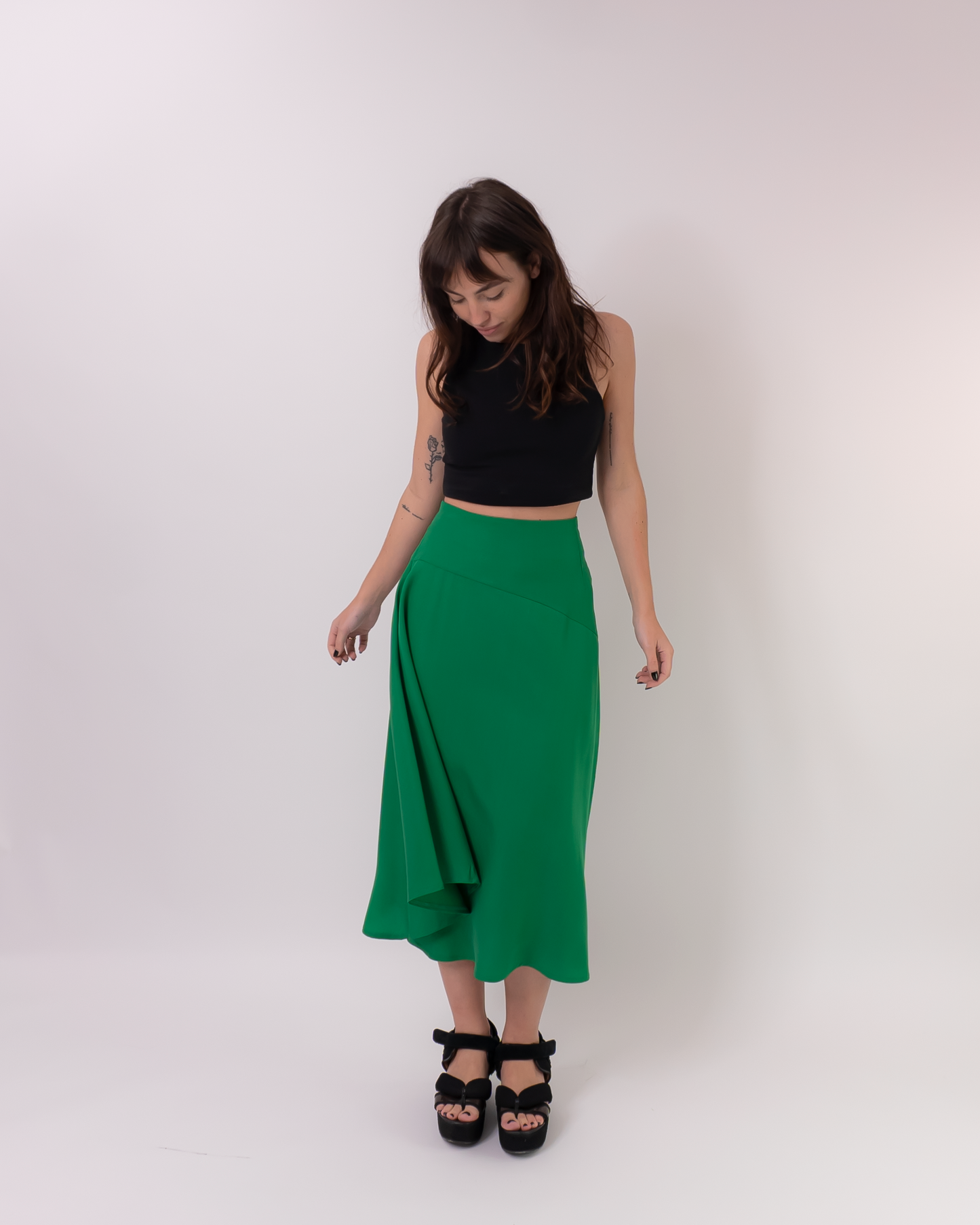 falda volare verde