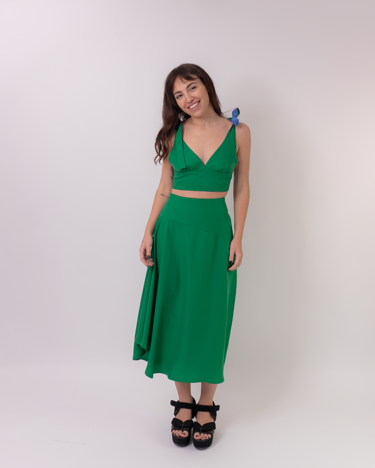 falda volare verde