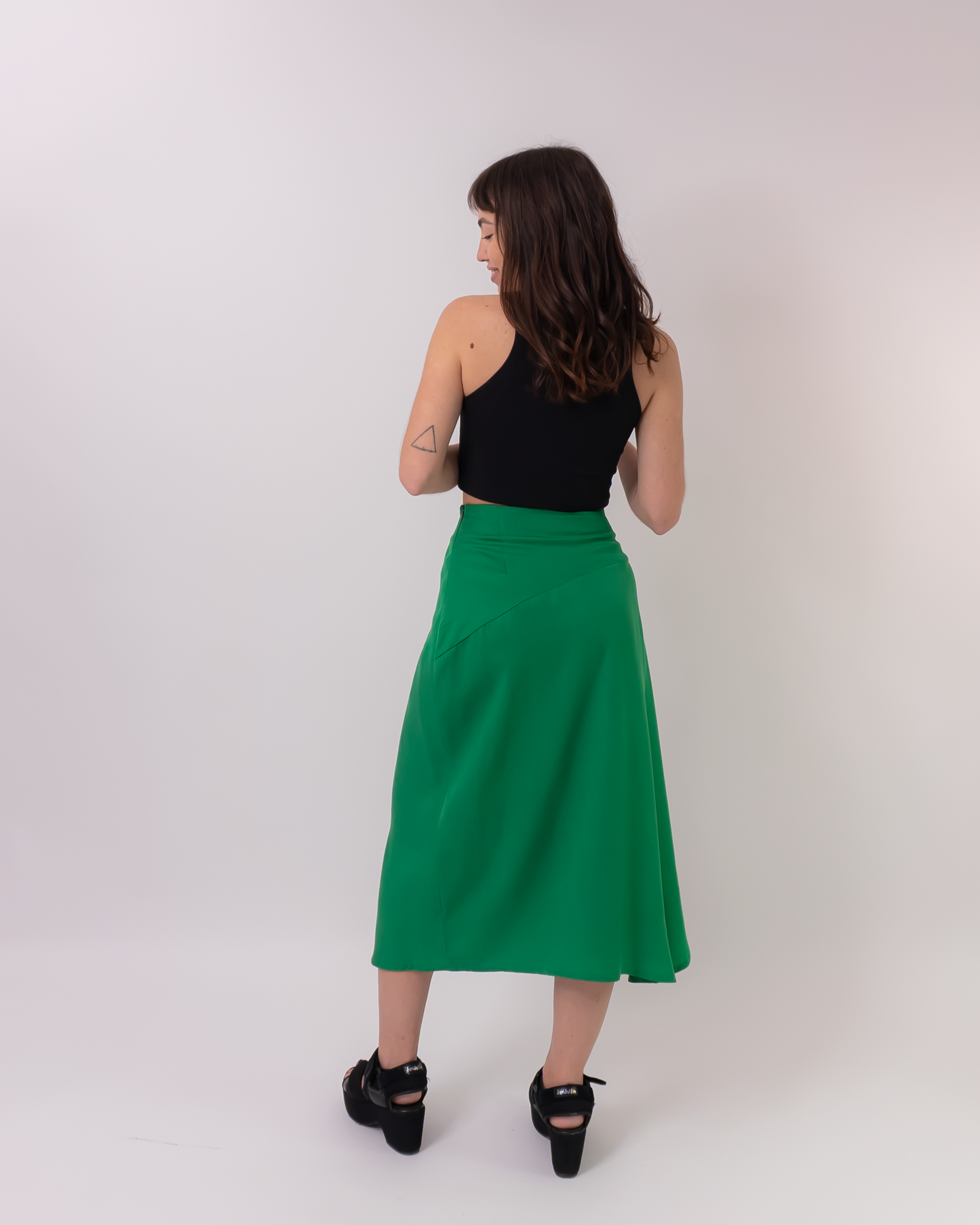 falda volare verde