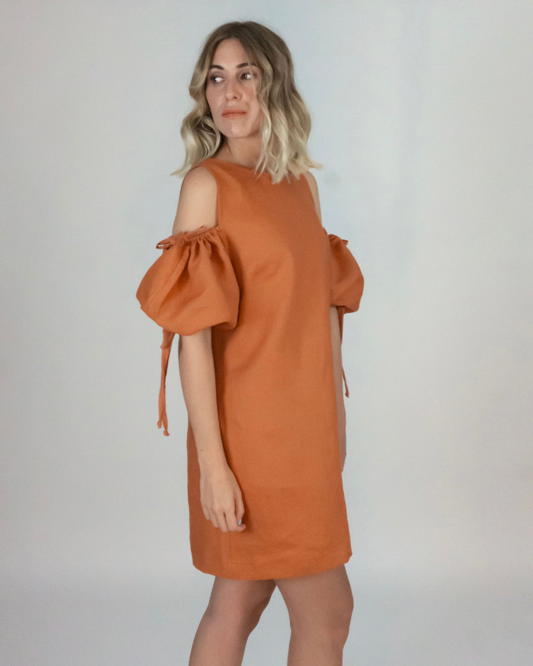 vestido fez naranja