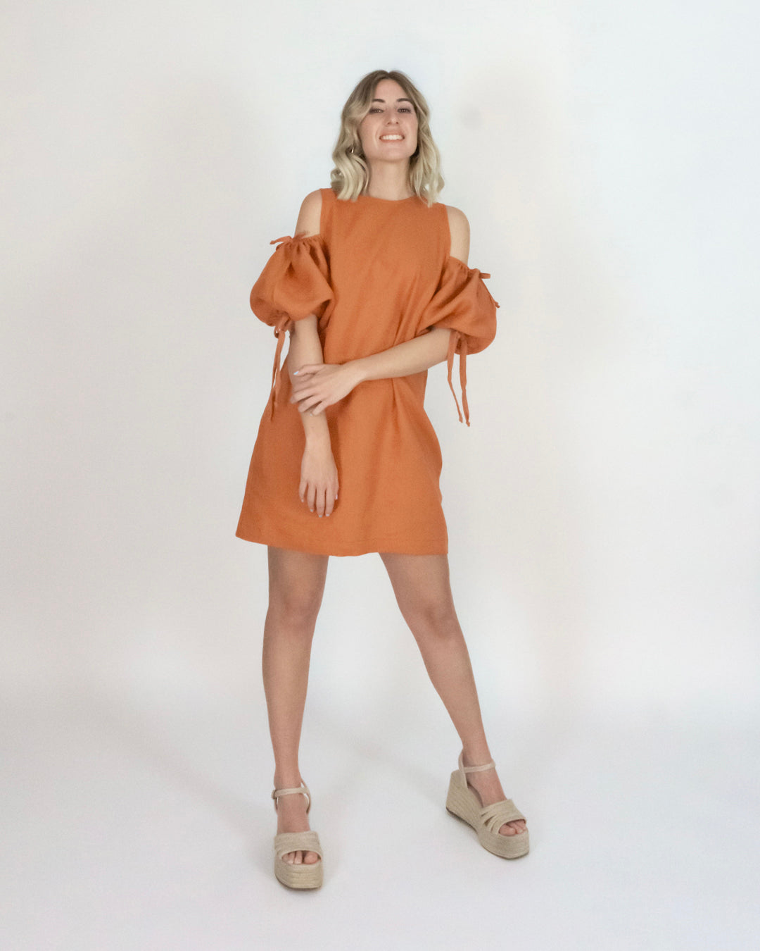 vestido fez naranja