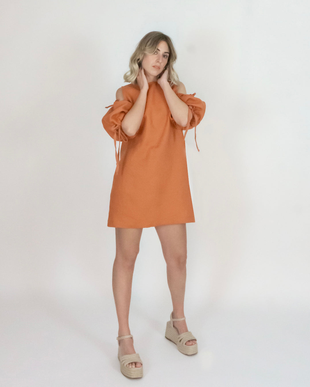 vestido fez naranja