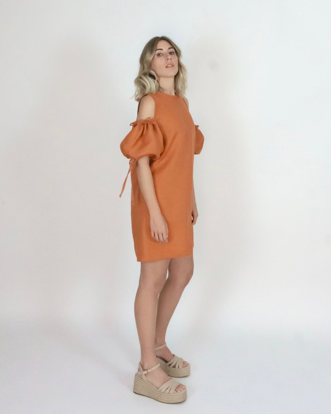 vestido fez naranja