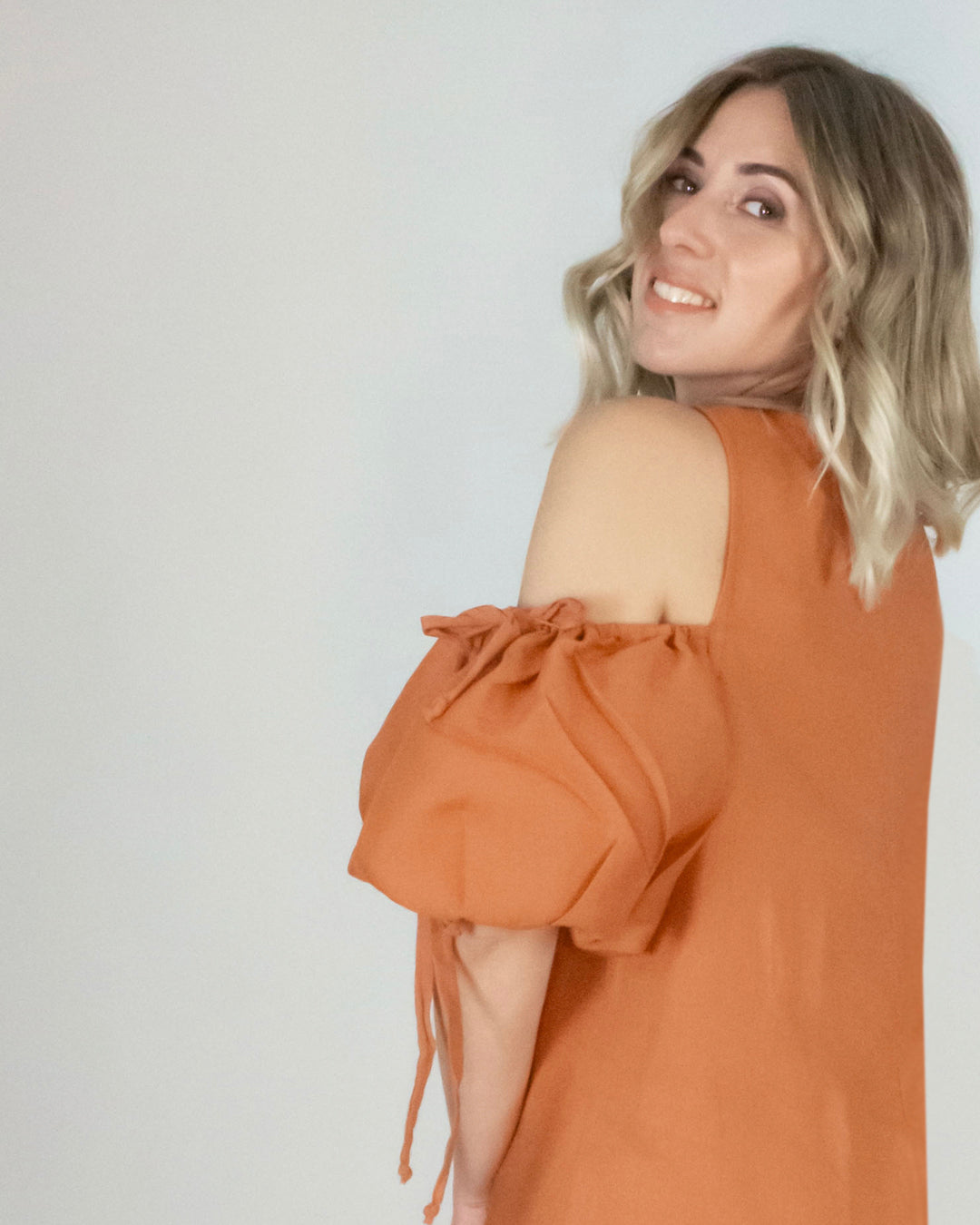 vestido fez naranja