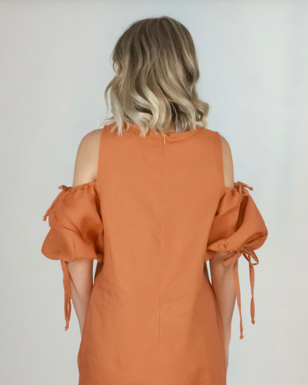 vestido fez naranja