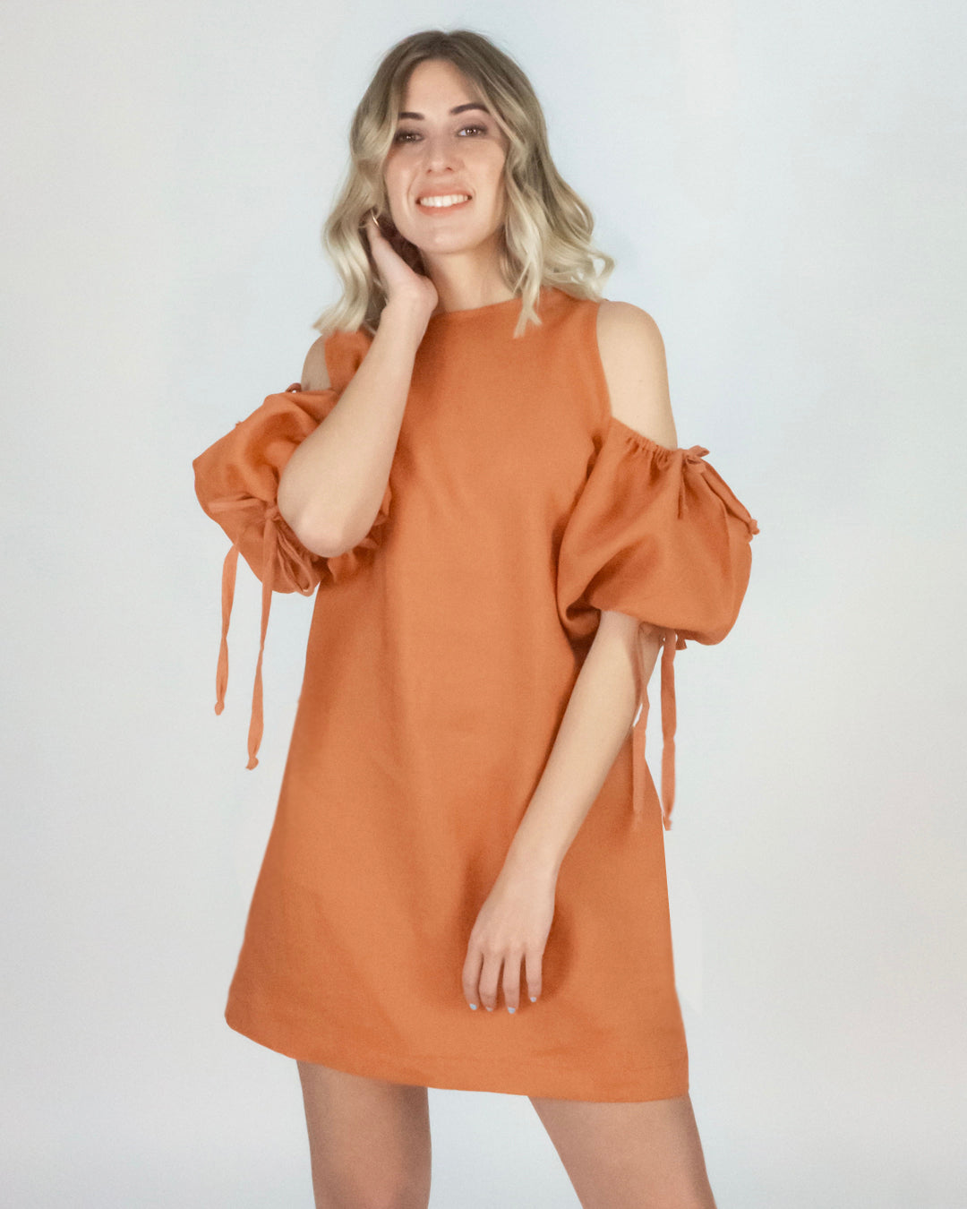 vestido fez naranja