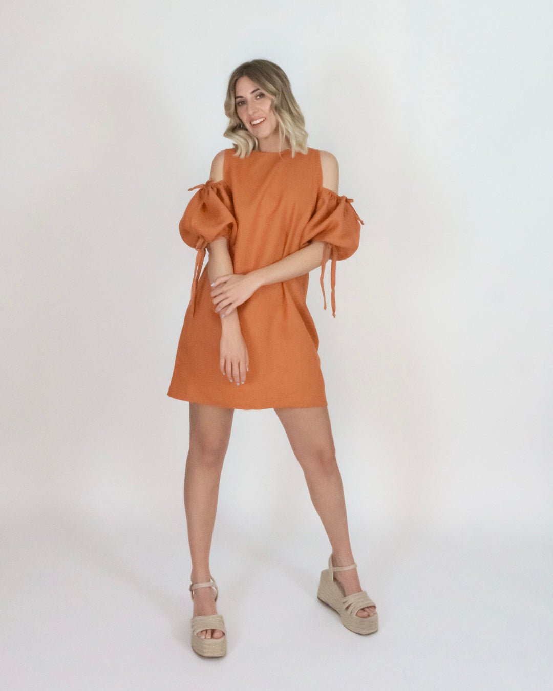 vestido fez naranja
