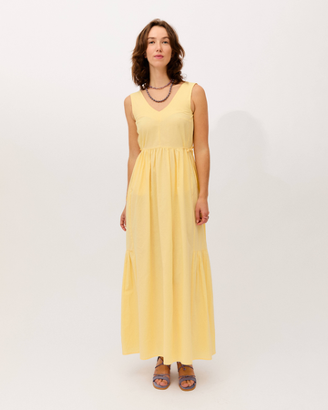 vestido aura vainilla