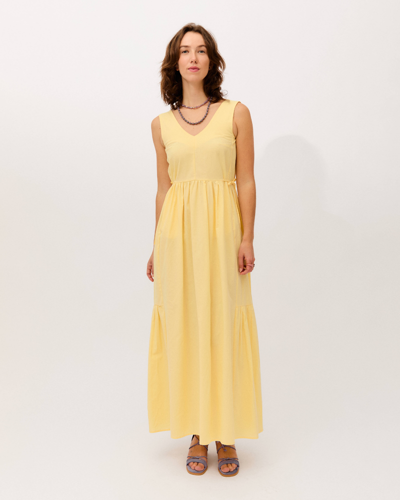 vestido aura vainilla