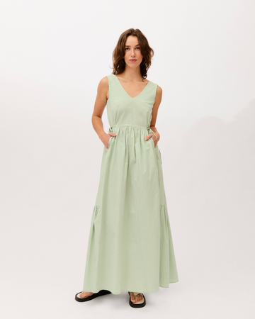 vestido aura verde