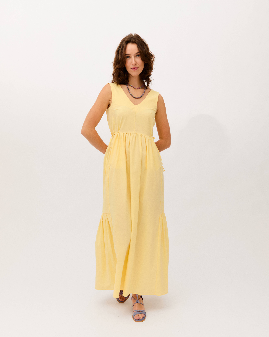 vestido aura vainilla