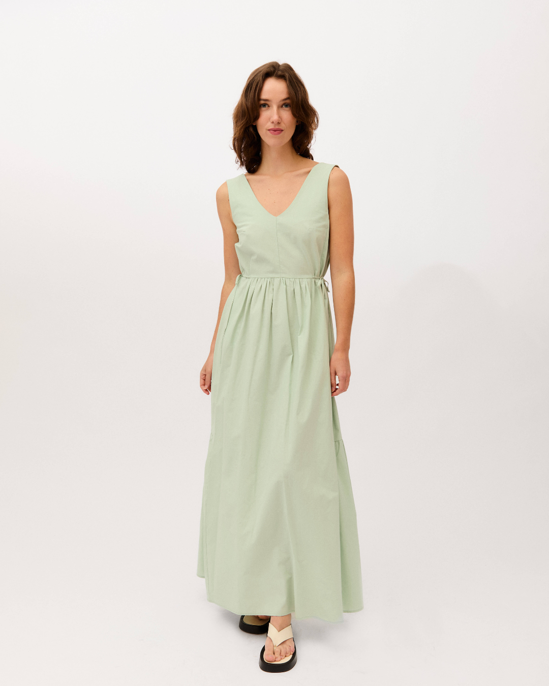 vestido aura verde