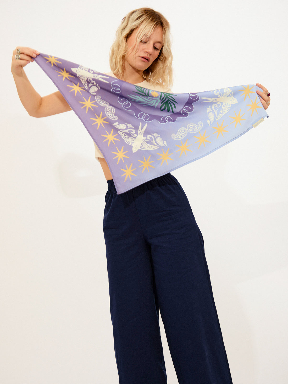 pañuelo terranova violeta ◎