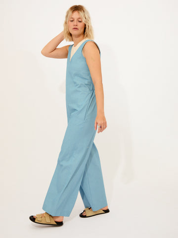top dalia canalé + mono aire denim