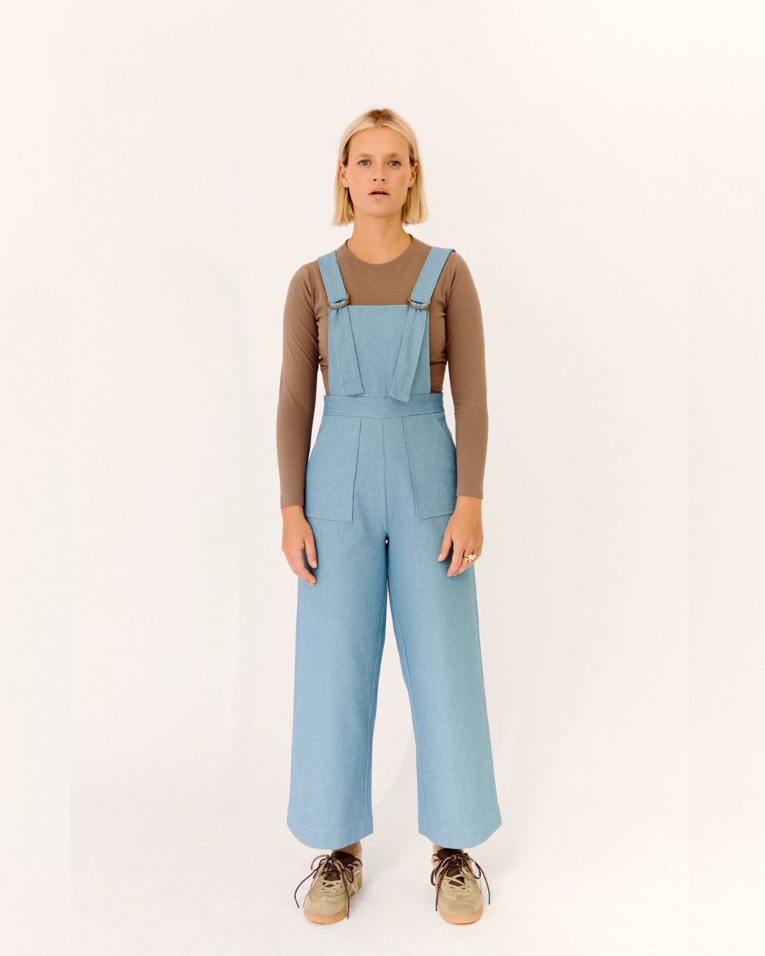 top dalia mocha + peto sira denim