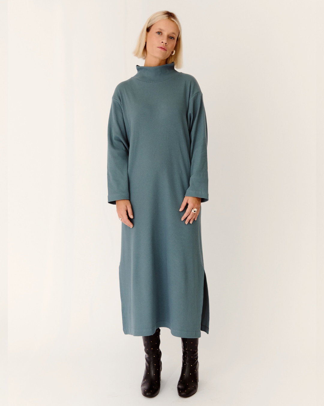 vestido dafne azul roca