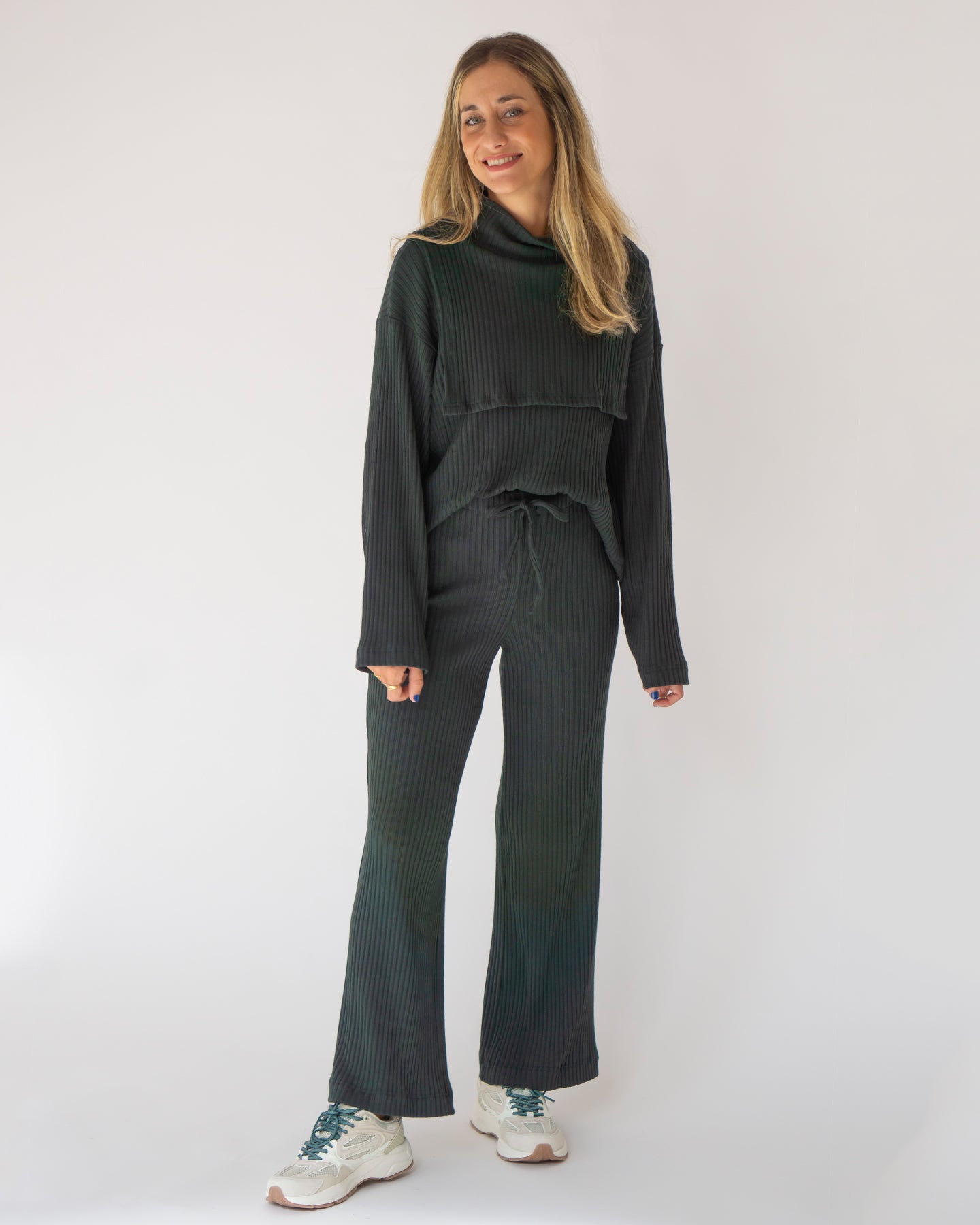 khaki flora pants