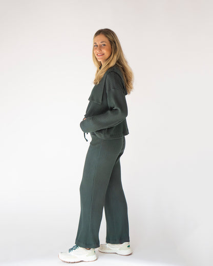 khaki flora pants