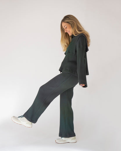 khaki flora pants