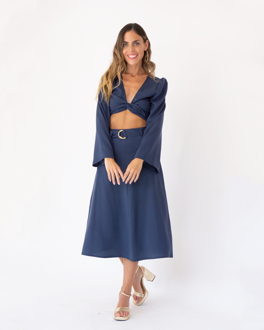 navy volare skirt