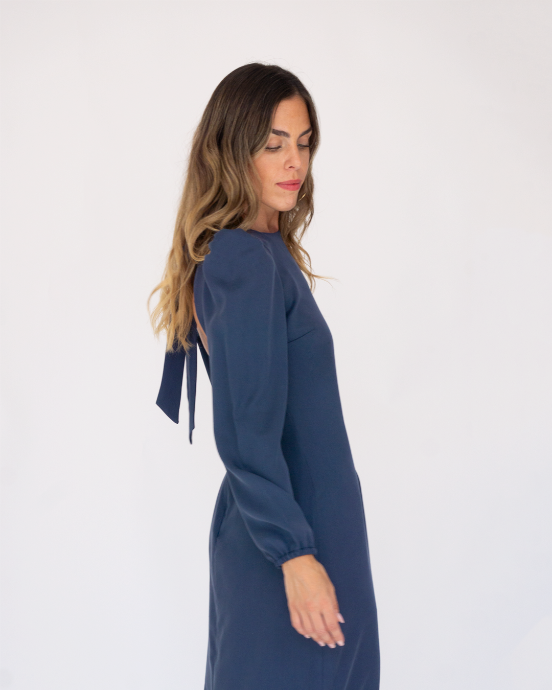 vestido candela navy