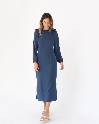 vestido candela navy