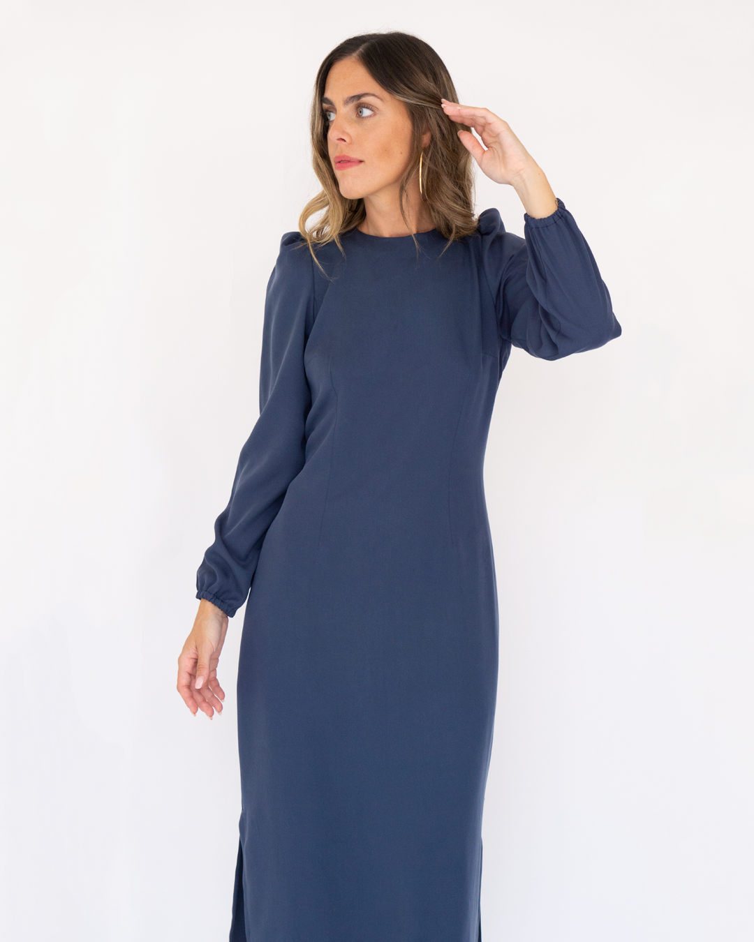 vestido candela navy